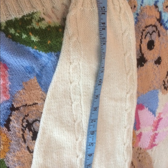 XL Hand-Knitted Baggy Teddy Bear Sweater - Picture 5 of 5